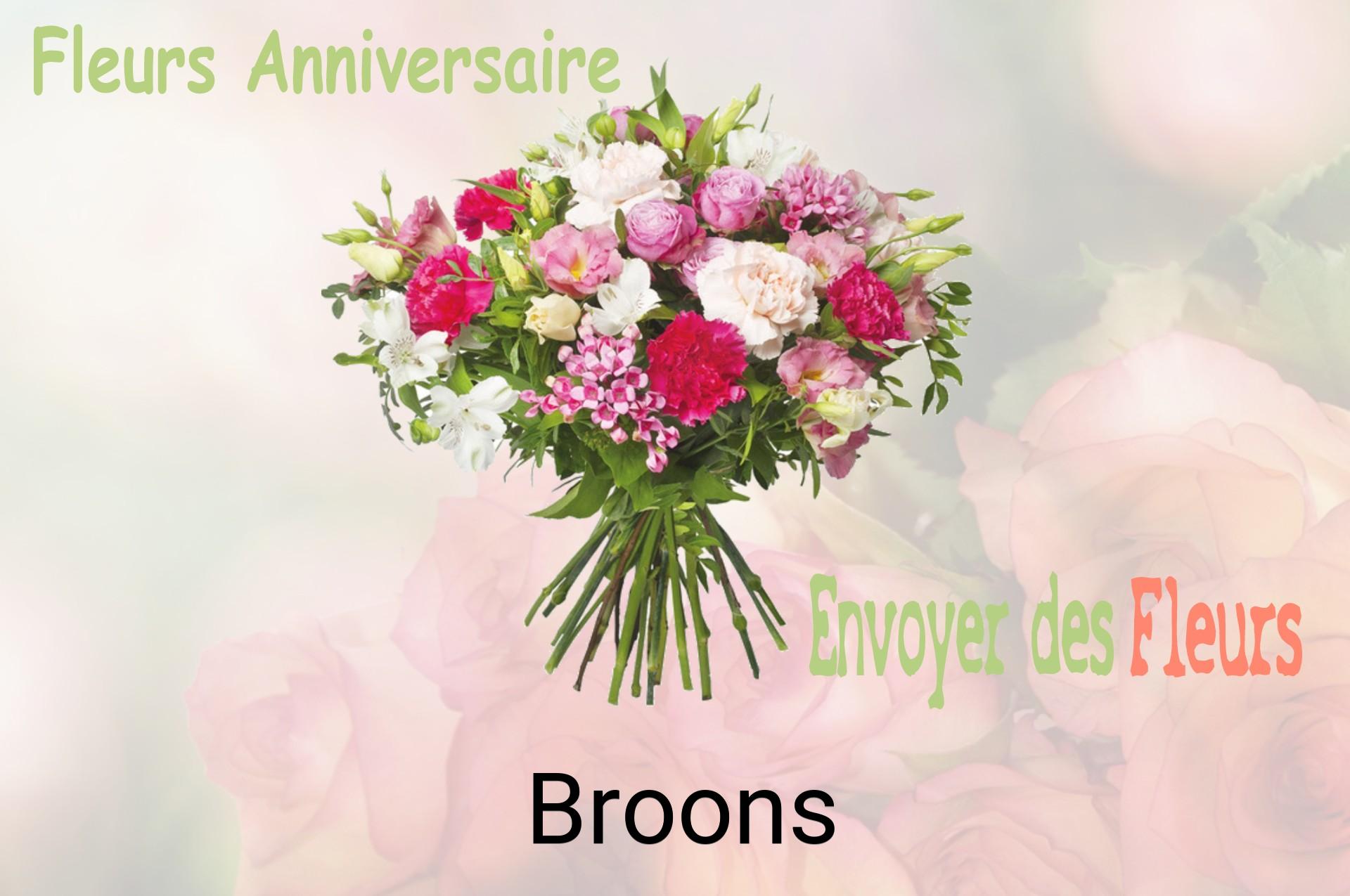 Bouquet de fleurs d’anniversaire livré à Broons